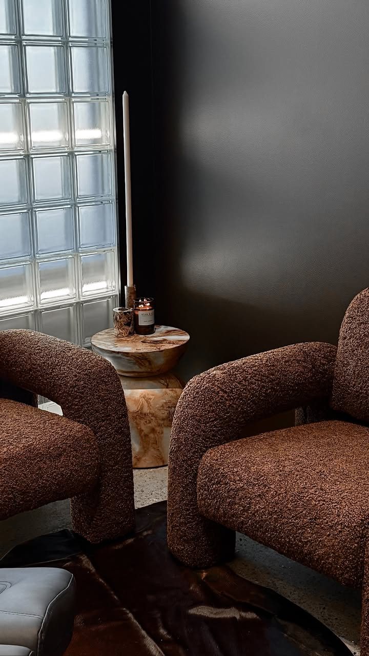 Client lounge at Blume Aesthetics